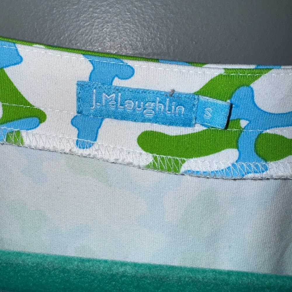 J. Mclaughlin Multicolor Coral Pattern Shift Flar… - image 2